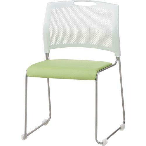 TOKIO スタッキングチェア NSW-T10L レザー リーフグリーン ( NSW-T10L-LG...