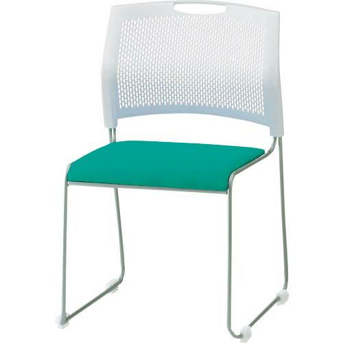 TOKIO スタッキングチェア NSW-T10 クリアグリーン ( NSW-T10-CG ) 藤沢工...