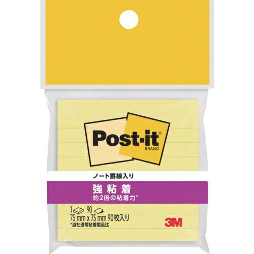 3M ポスト・イット 強粘着ラインノート  ( 630SS-RPY ) スリーエム ジャパン(株)文...