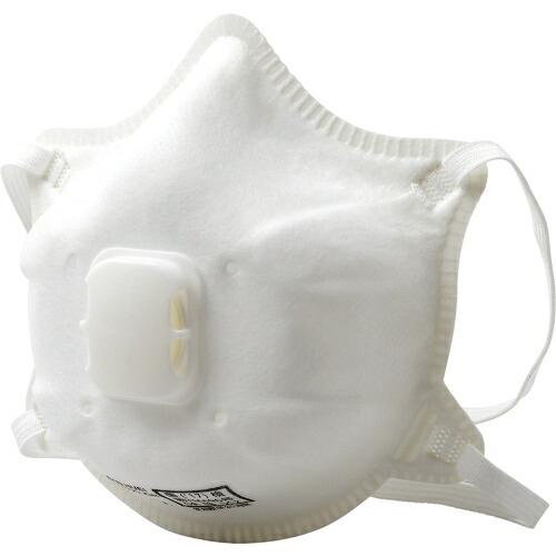 ミドリ安全 使い捨て防じんマスク SH8022V DS2/N95 排気弁 サイドフック10枚入 ( ...