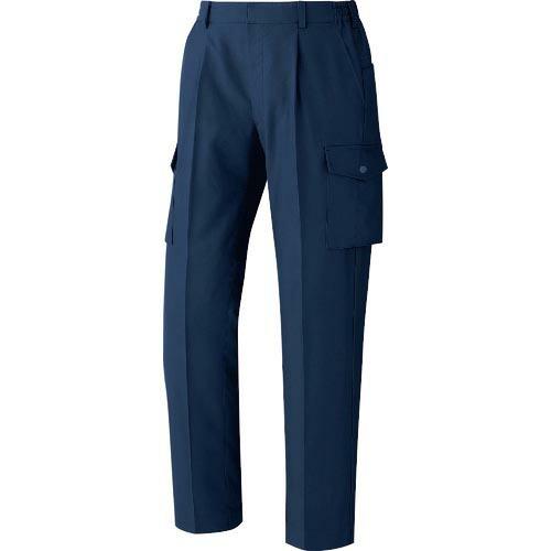 ミドリ安全 男女共用 ハーネス対応 イージーフレックスカーゴパンツ VE587C 下 ネイビー L ...