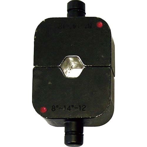西田 六角圧縮用ダイス 14 ( 400A-CU8-14-12 ) (株)西田製作所