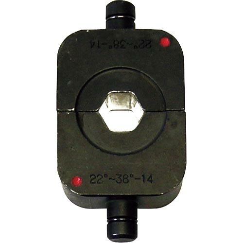 西田 六角圧縮用ダイス 38 ( 400A-CU22-38-14 ) (株)西田製作所