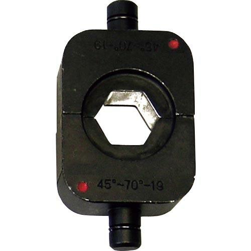 西田 六角圧縮用ダイス 70 ( 400A-CU45-70-19 ) (株)西田製作所