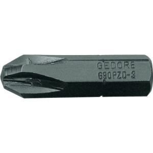 GEDORE 【売切廃番】 スクリュードライバービット 690 PZD 1/4 PZ1 25mm 10本入 ( 6552790 )｜orangetool
