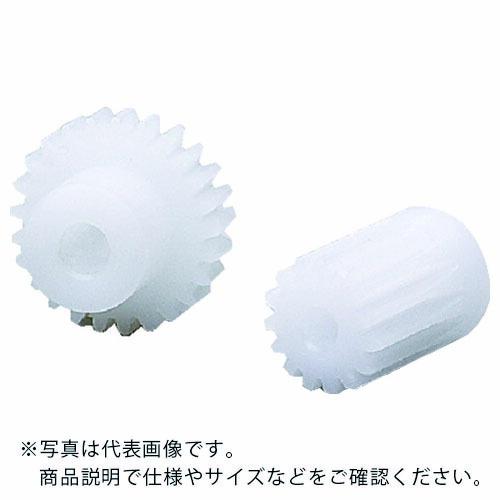 KG ( 協育歯車工業 )　白ＰＯＭ平歯車　Ｓ５０Ｄ　１５Ｋ−０８０３　形状Ｋ１　モジュール０．５　...