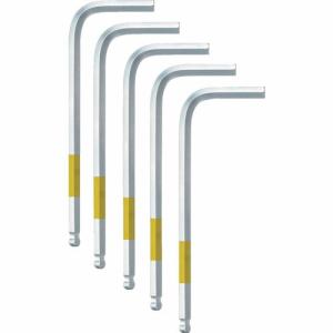 ワイズ ボールポイントレンチ 【単品】5本組NC(標準サイズ)4.0mm ( SBNC-40S-5P ) フジ矢(株)(ワイズ)｜orangetool
