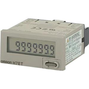 OMRON 小形タイムカウンタ 7桁 フリー電圧入力 ( H7ET-NFV ) オムロン(株)｜orangetool