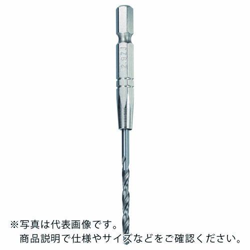 TOP 電動ドリル用六角シャンク鉄工ドリル 刃径2.1mm ( ETD-2.1 )