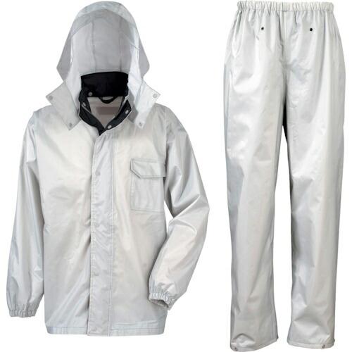 カジメイク ディフェンドレインスーツ シルバー S ( 3293-71-S ) (株)カジメイク (...