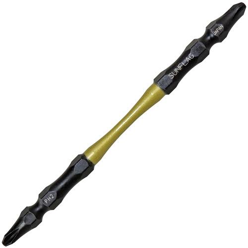 サンフラッグ 強鉄ビット5本組#2×110mm ( TSS-52110 ) (株)新亀製作所