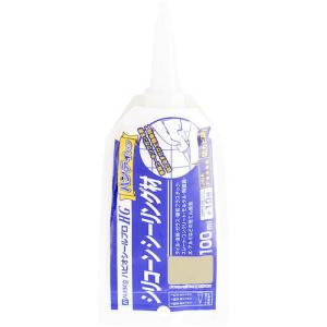 KANSAI シリコーンシーリング材 ハピオシールプロHGパウチ アイボリー 100ML ( 00417660342100 ) (株)カンペハピオ｜orangetool