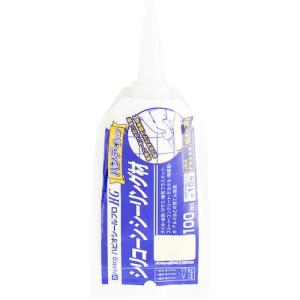 KANSAI シリコーンシーリング材 ハピオシールプロHGパウチ ホワイト 100ML ( 00417660302100 ) (株)カンペハピオ｜orangetool