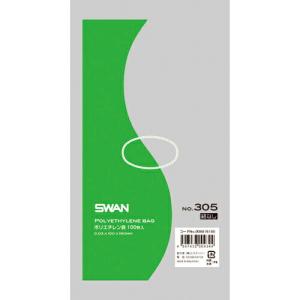 スワン ポリ規格袋 スワン No.305 紐なし 100枚入り  ( 006616185 )｜orangetool