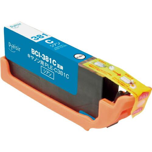 ELECOM プレジール 汎用インクカートリッジ シアン(染料) ( PLE-C381C )