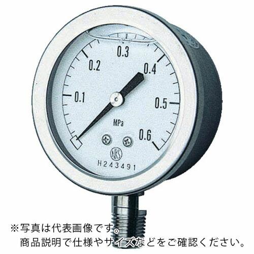長野 グリセン入圧力計 A枠立型 Φ60 最小目盛0.020 ( GV50-173-0.4MP ) ...