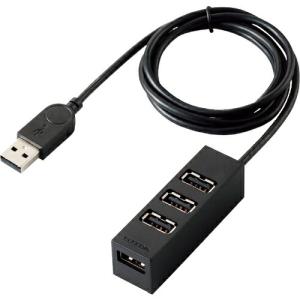 エレコム 機能主義USBハブ 長ケーブル4ポート ( U2H-TZ427BBK )｜orangetool