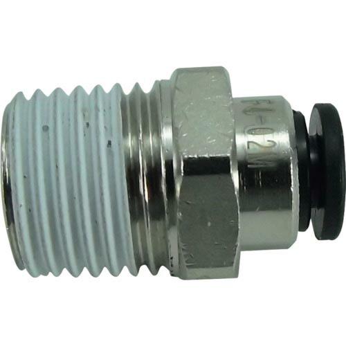 チヨダ ファイブメイルコネクタ 4mm・R1/4 ( F4-02M ) 千代田通商(株)