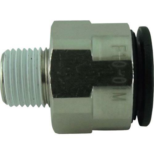 チヨダ ファイブメイルコネクタ 10mm・R1/8 ( F10-01M ) 千代田通商(株)