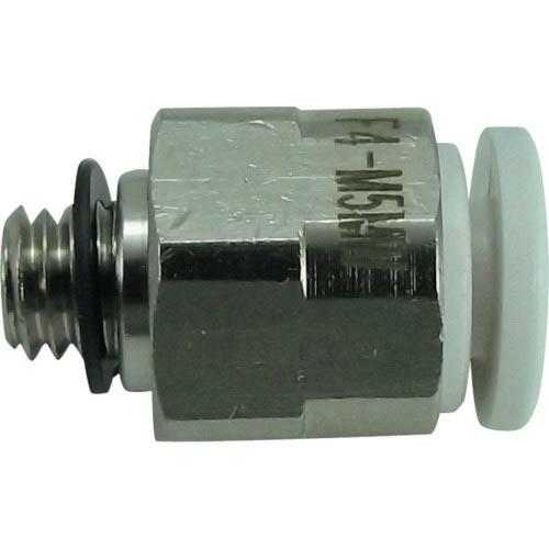 チヨダ ファイブメイルコネクタ W(白)4mm・M5X0.8 ( F4-M5MW ) 千代田通商(株...