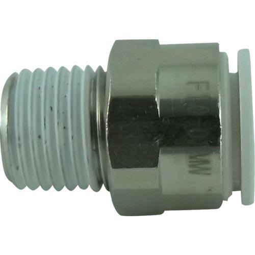 チヨダ ファイブメイルコネクタ W(白)10mm・R1/4 ( F10-02MW ) 千代田通商(株...