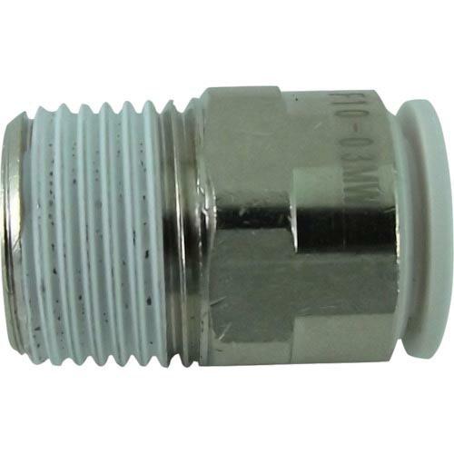 チヨダ ファイブメイルコネクタ W(白)10mm・R3/8 ( F10-03MW ) 千代田通商(株...