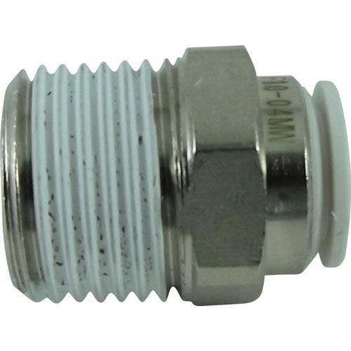 チヨダ ファイブメイルコネクタ W(白)10mm・R1/2 ( F10-04MW ) 千代田通商(株...