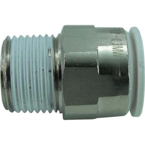 チヨダ ファイブメイルコネクタ W(白)12mm・R3/8 ( F12-03MW ) 千代田通商(株...