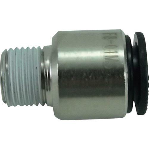 チヨダ チューブ継手 ファイブ六角穴付メイルコネクター 8mm・R1/8 ( F8-01MS ) 千...