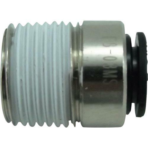 チヨダ チューブ継手 ファイブ六角穴付メイルコネクター 8mm・R3/8 ( F8-03MS ) 千...