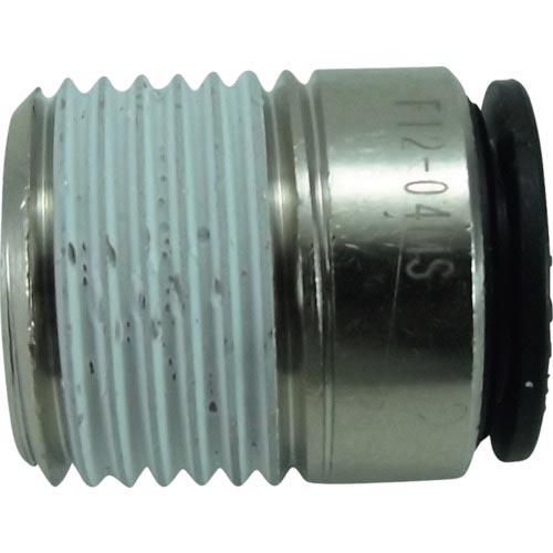 チヨダ チューブ継手 ファイブ六角穴付メイルコネクター 12mm・R1/2 ( F12-04MS )...