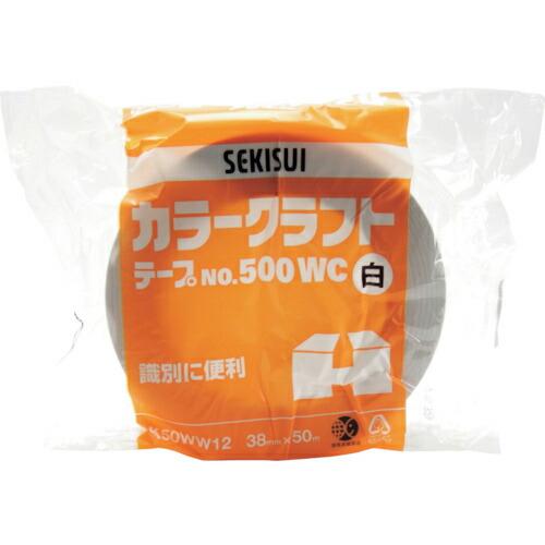 積水 カラークラフトテープ#500WC 38X50 赤 ( K50WR12 ) 積水化学工業(株)