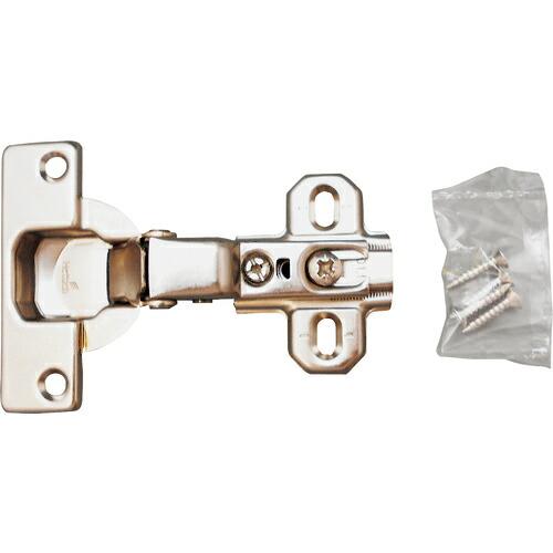 WAKI スライド丁番 NS‐3512 35mm 半かぶせ キャッチ付き  ( NS-3512 )