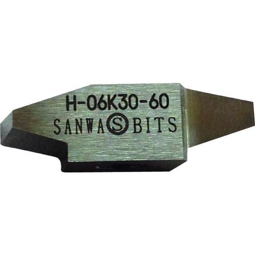 SANWA 台形30°ネジ切チップピッチ6.0 ( H-06K30-6.0 )【10個セット】