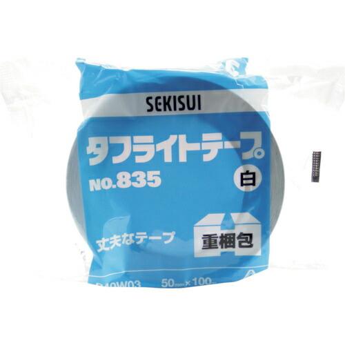 積水 タフライトテープ#835 50X100 白 ( P40W03 ) (50巻セット) 積水化学工...