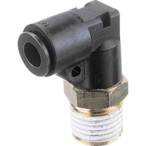 チヨダ フジメイルエルボ(樹脂) 6mm・R1/4 ( 6R-02ML ) 千代田通商(株)