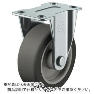 ユーエイ プレート式キャスター固定車50径エラストマー車輪  ( SR-50EL )｜orangetool