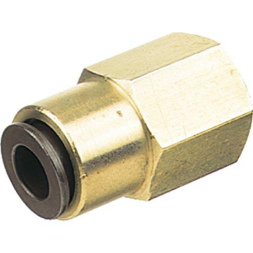 チヨダ フジフィメイルコネクター(金属) 6mm・Rc1/8 ( 6-01F ) 千代田通商(株)