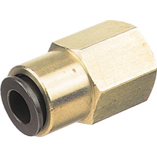 チヨダ フジフィメイルコネクター(金属) 6mm・Rc1/4 ( 6-02F ) 千代田通商(株)