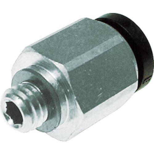 チヨダ チューブ継手 ミニメイルコネクター 4mm M3×0.5 ( M4-M3M ) 千代田通商(...