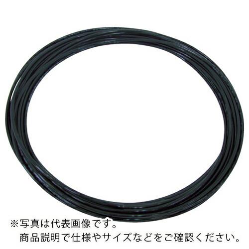 チヨダ ポリウレタンチューブ TPタッチチューブ 外径10×内径6.5mm/全長100m 黒 ( T...