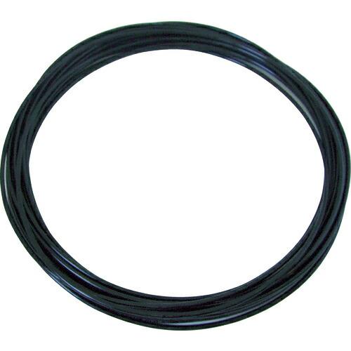 チヨダ ポリウレタンチューブ メガタッチチューブ 外径6mm/全長20m 黒 ( MTP-6-20 ...
