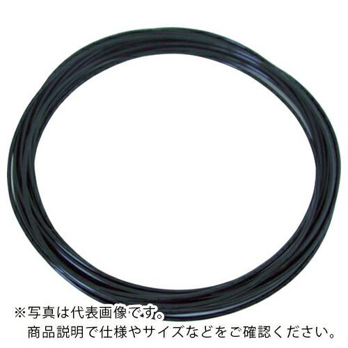 チヨダ ポリウレタンチューブ メガタッチチューブ 外径12mm/全長20m 黒 ( MTP-12-2...