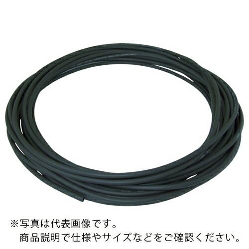 チヨダ ポリウレタンチューブ エルフレックス二重管チューブ 中径8mm/全長20m 黒 ( LE-8...