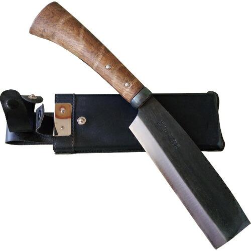 SENNARI 鞘付鉈 片刃165mm ( AD-719 ) (株)相田合同工場