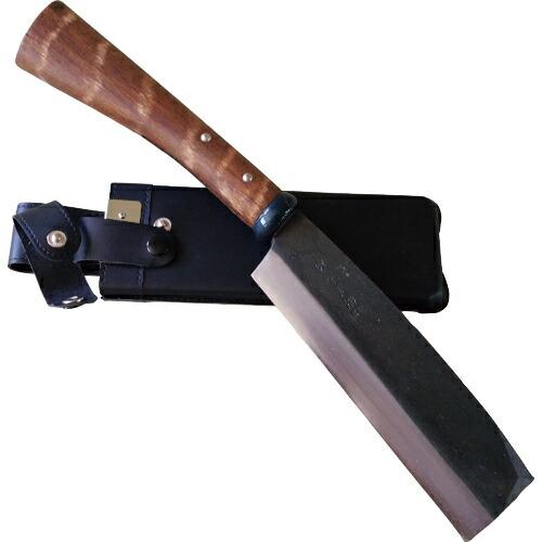SENNARI 鞘付鉈 片刃180mm ( AD-718 ) (株)相田合同工場
