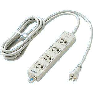 Panasonic OAタップ(接地15A抜け止め形)(4コ ( WCH24343H ) パナソニック(株)エレクトリック (メーカー取寄)｜orangetool