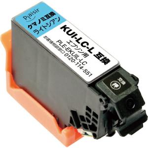 ELECOM プレジール 汎用インクカートリッジ EPSON KUI-LC-L互換 ライトシアン ( PLE-EKUIL-LC )｜orangetool