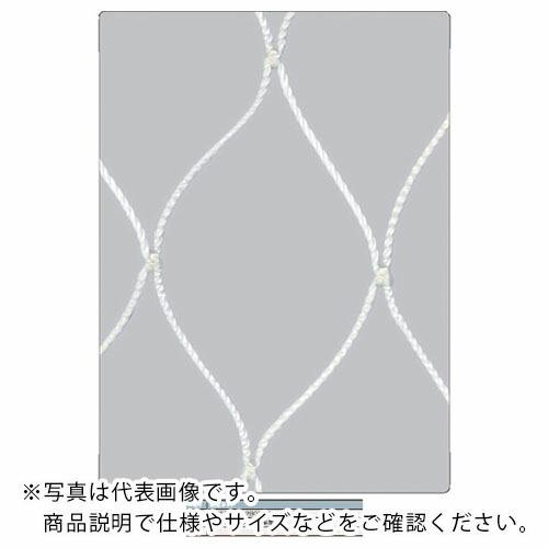 TRUSCO 安全ネット白3.2Φ 幅5m×10m 目合100 菱目有結節 ( TSNE-50100...