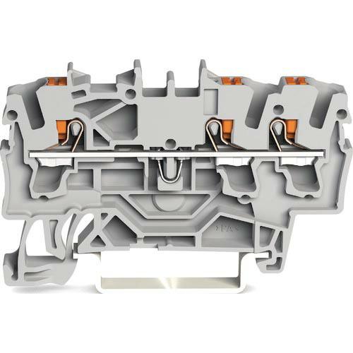 WAGO プッシュボタン操作タイプ スプリング式中継端子台2202シリーズ3線式用 ( 2202-1...